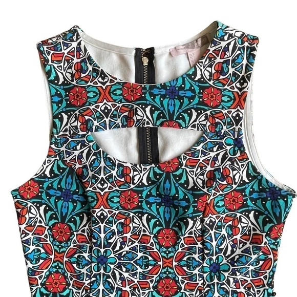 FOREVER 21 Cutout  Kaleidoscope Mini Dress Large - Picture 5 of 5